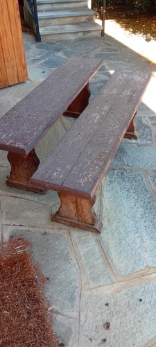 Coppia vecchie panche - coppia,